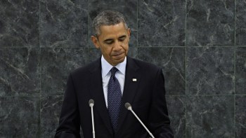 At UN Obama explained US Mideast "core interests."